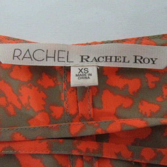 RACHEL ROY Orange Tan Loose Fit Dress Top - Picture 6 of 8